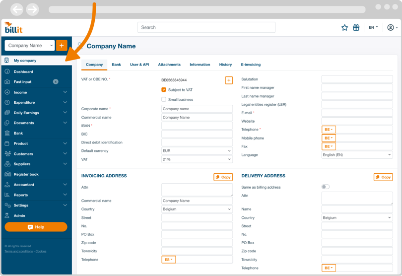 How to send an e-invoice via Peppol - 2